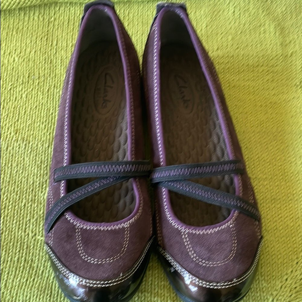 Clarks Women's Purple Flats